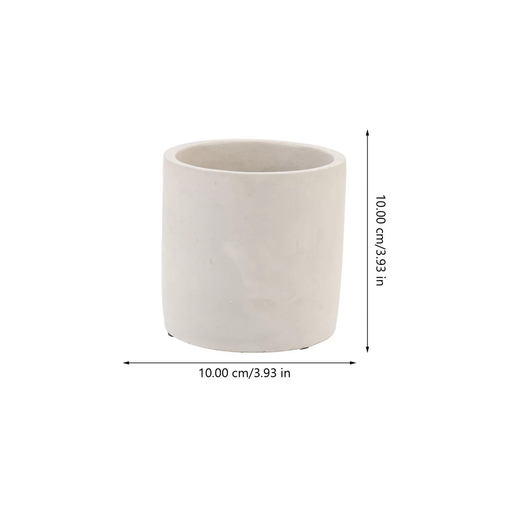 Multi-function Pot Succulent Cement Flower 2Pcs Household Pot Planting