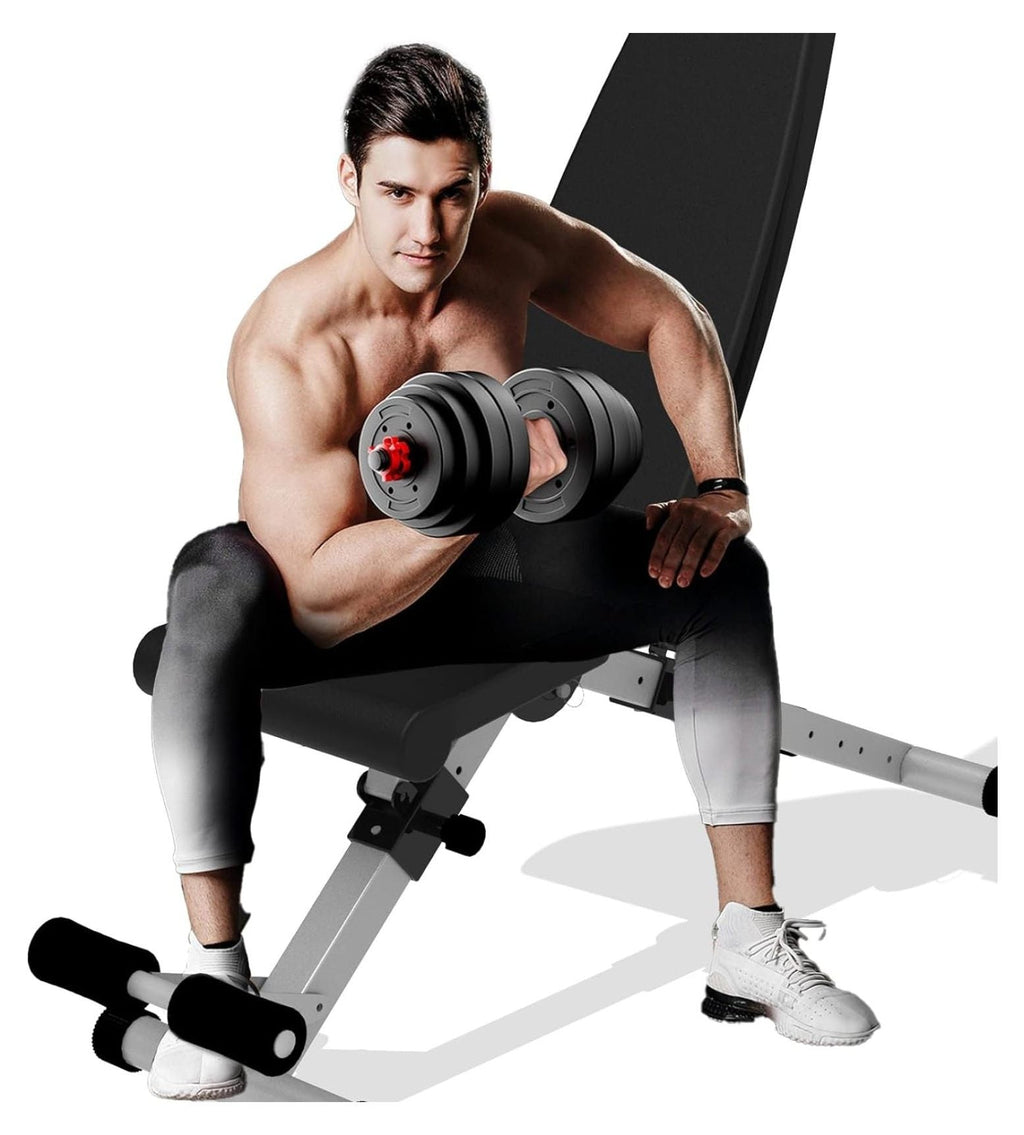 Strength Bench Full Workout Home Decline Bench Gym Press Foldable Bench Adjustable for Training for Weight Incline Body,