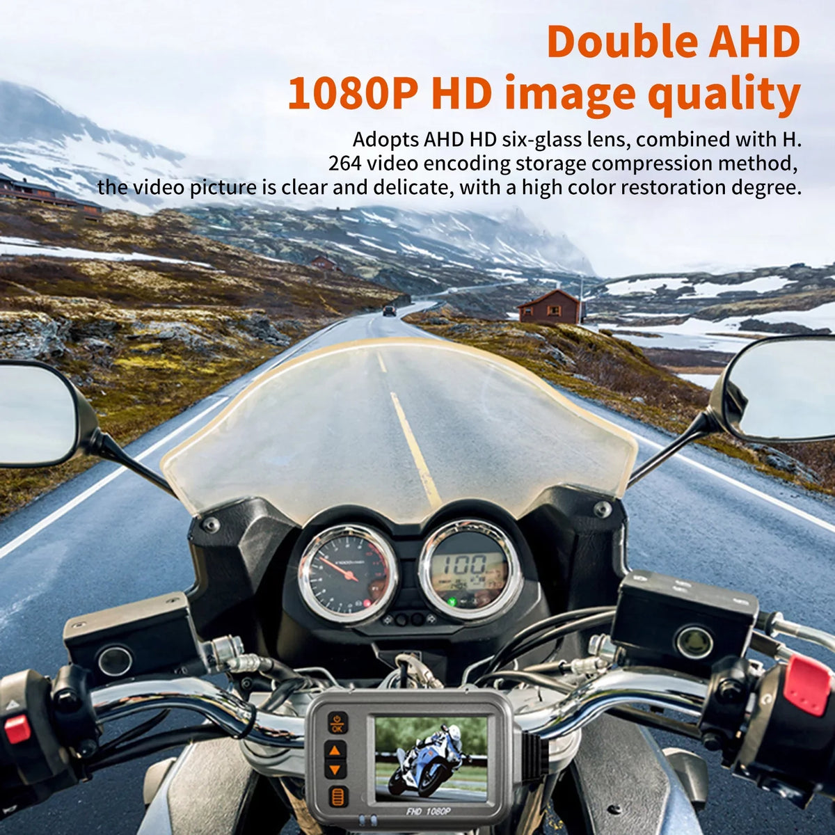 Dash Motorcycle Card Storage - Motorbike Waterproof 1080p Camera Vision Dual Full 32G Included Cam Pinnaco WiFi HD Night