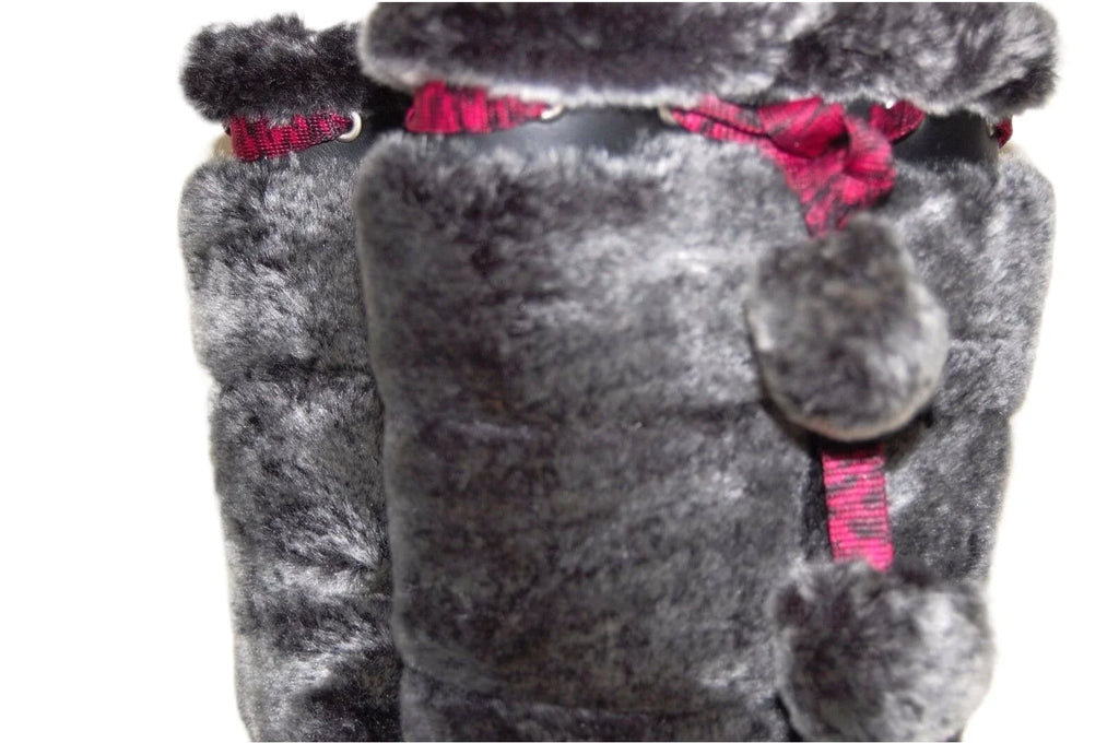 US Black Timberland Preschool Tall Youth Winterberry size 59794 1.5 Boot Fur Medium