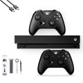 HD Pre-Owned 4K One Black Microsoft Controller, Bundle 1TB AXTION Xbox Kit 2 New) with BOLT HDMI Cleaning X Like with (Refurbished: Ultra