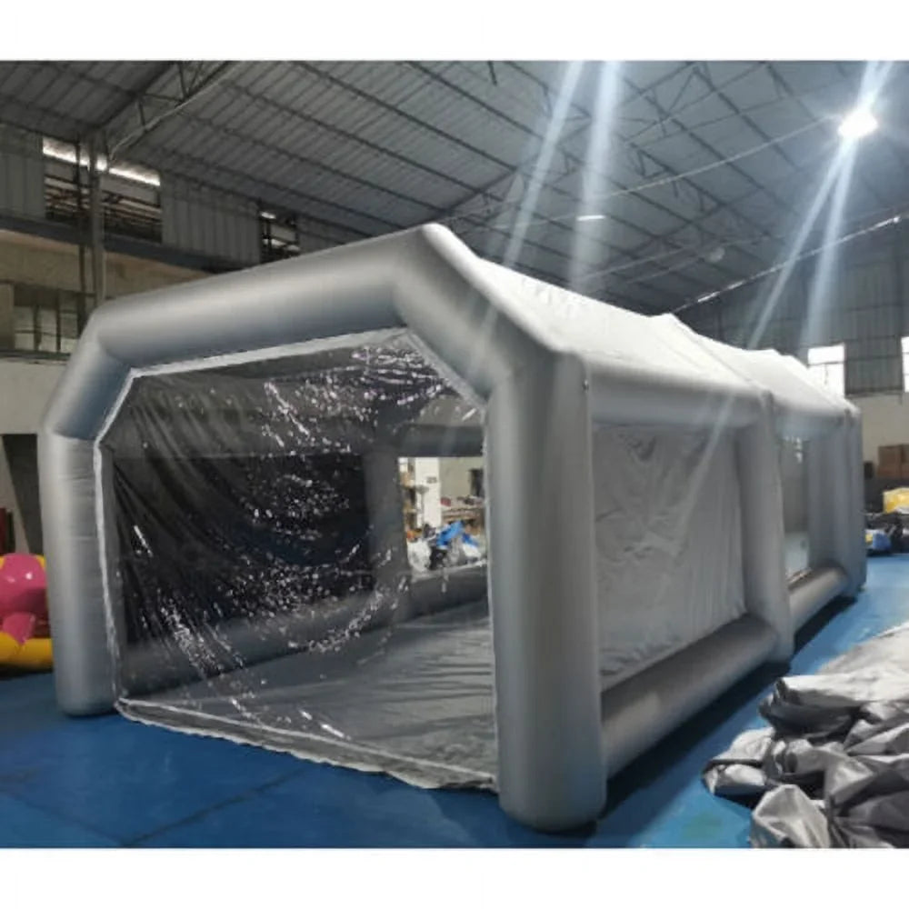 Paint Spray Car Filter Portable Tent Air Booth 28x15x10FT Inflatable Cabin