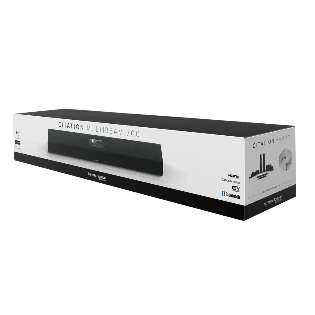 with MultiBeam Black Kardon Surround Sound, MultiBeam Citation Compact Soundbar 700 Harman
