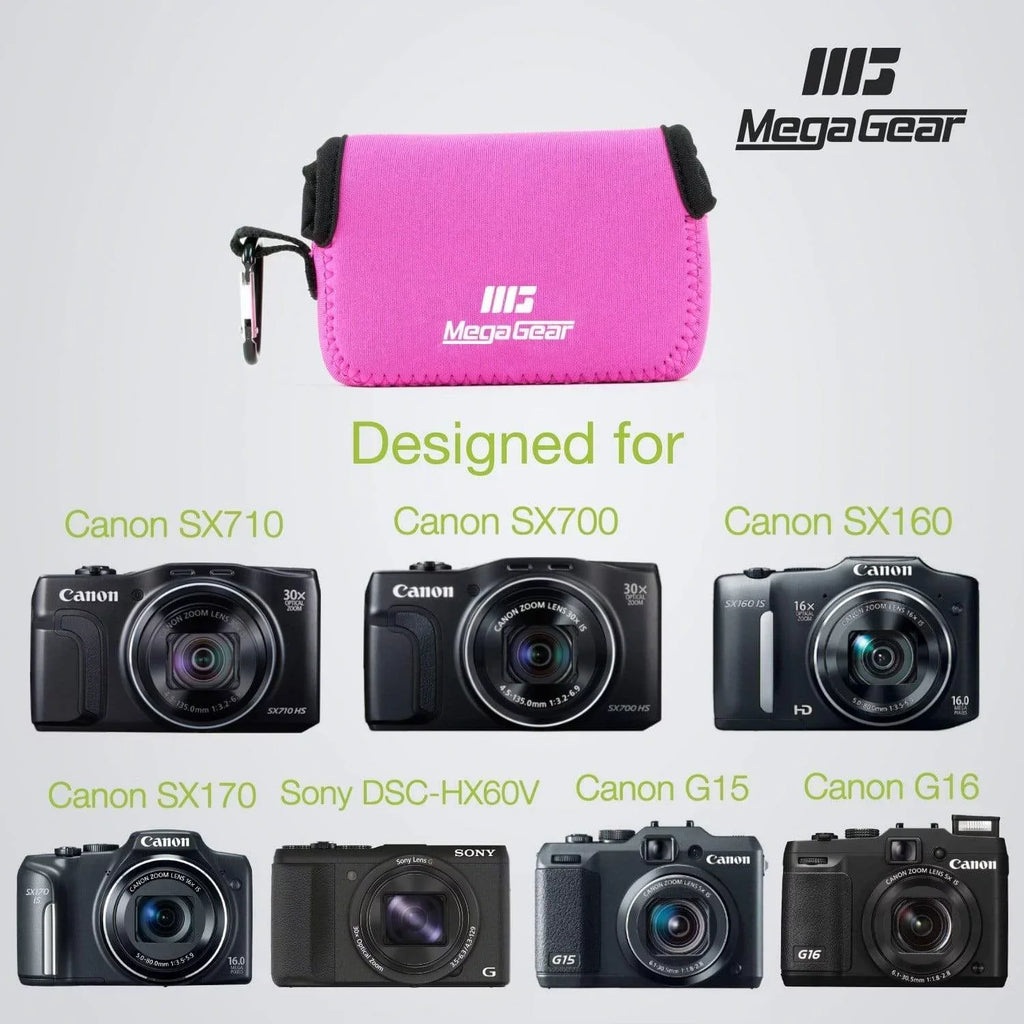 Canon Neoprene IS, SX160 DSC-HX50V, IS SX720 HS, MegaGear G16, HS, Sony G15, DSC-HX60V, PowerShot Case HS, SX710 Camera Canon SX700 SX170