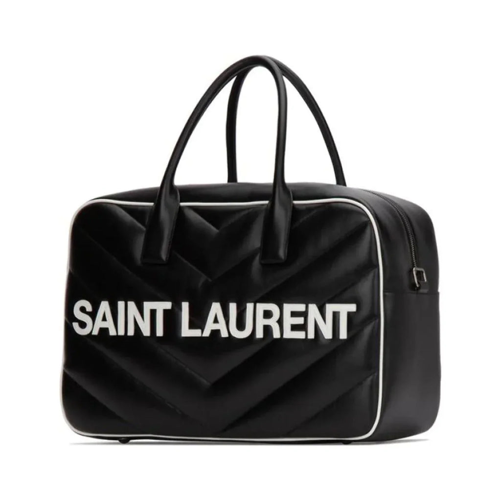 Duffel Miles Bowling Calf Saint New Black Leather Laurent 525145 Bag Logo