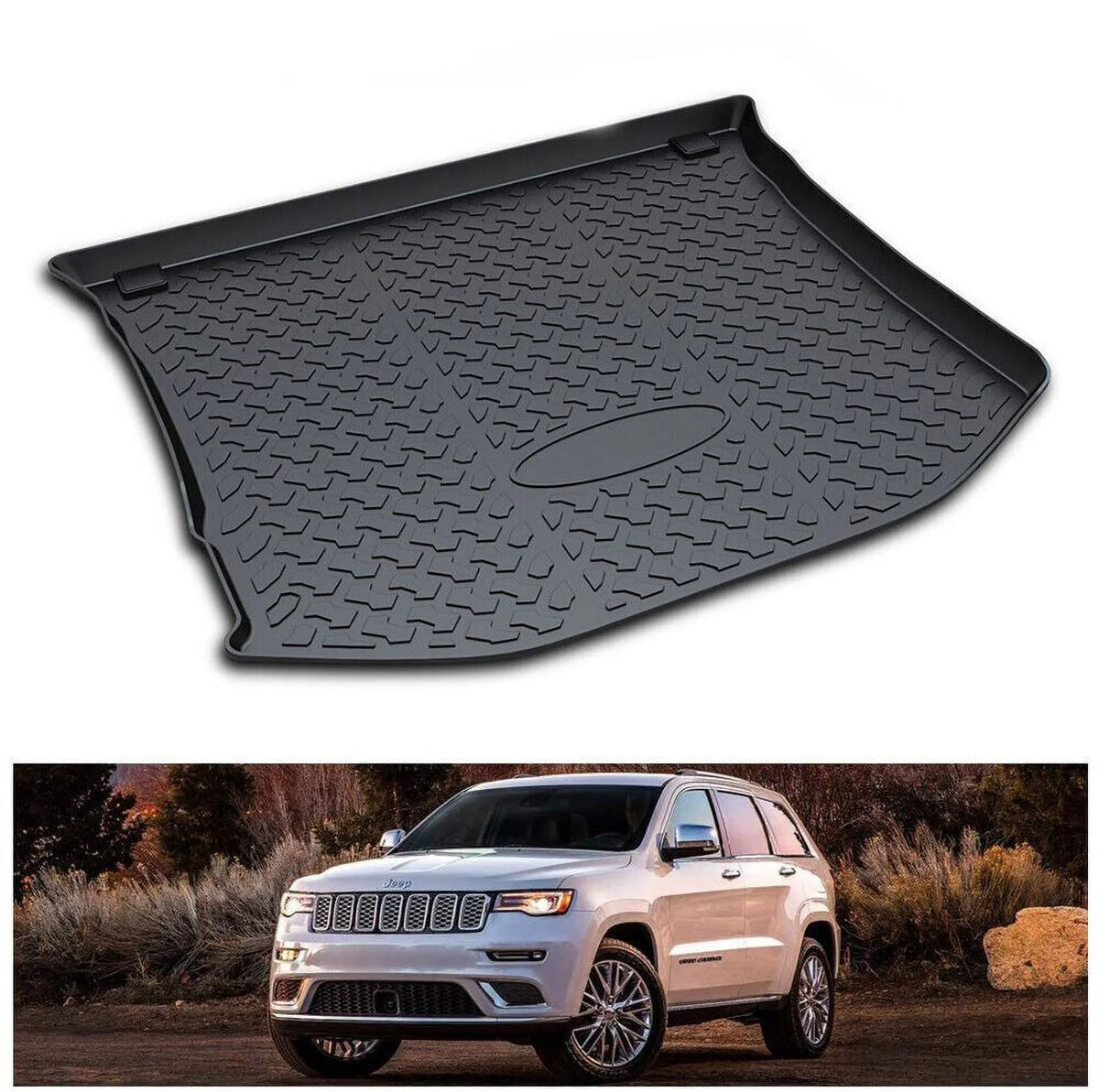 Liner Mats Rear to Cargo Jeep TPO 2011-2021 Trunk Cherokee for Clean Easy Grand