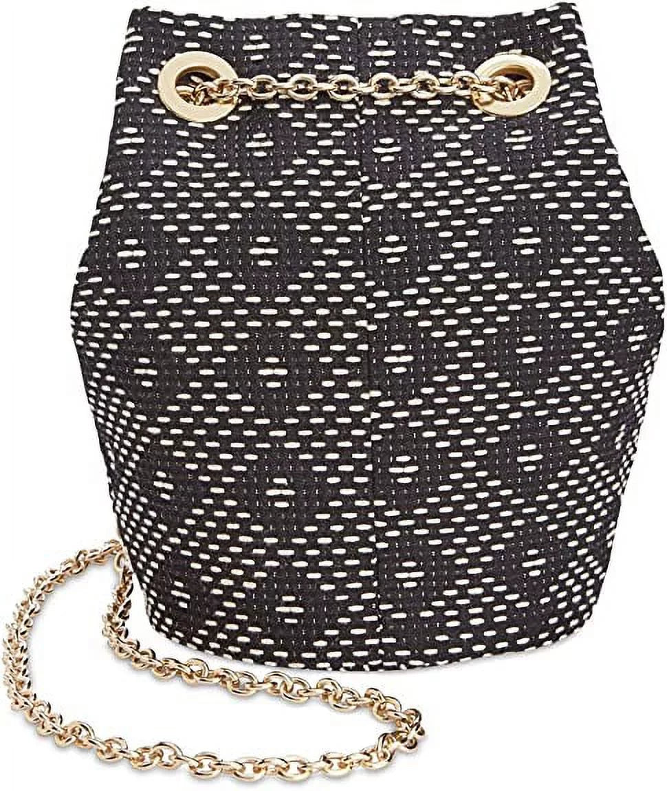 Bucket Pattern Womens Small Chain INC Navy Cheebee Handbag