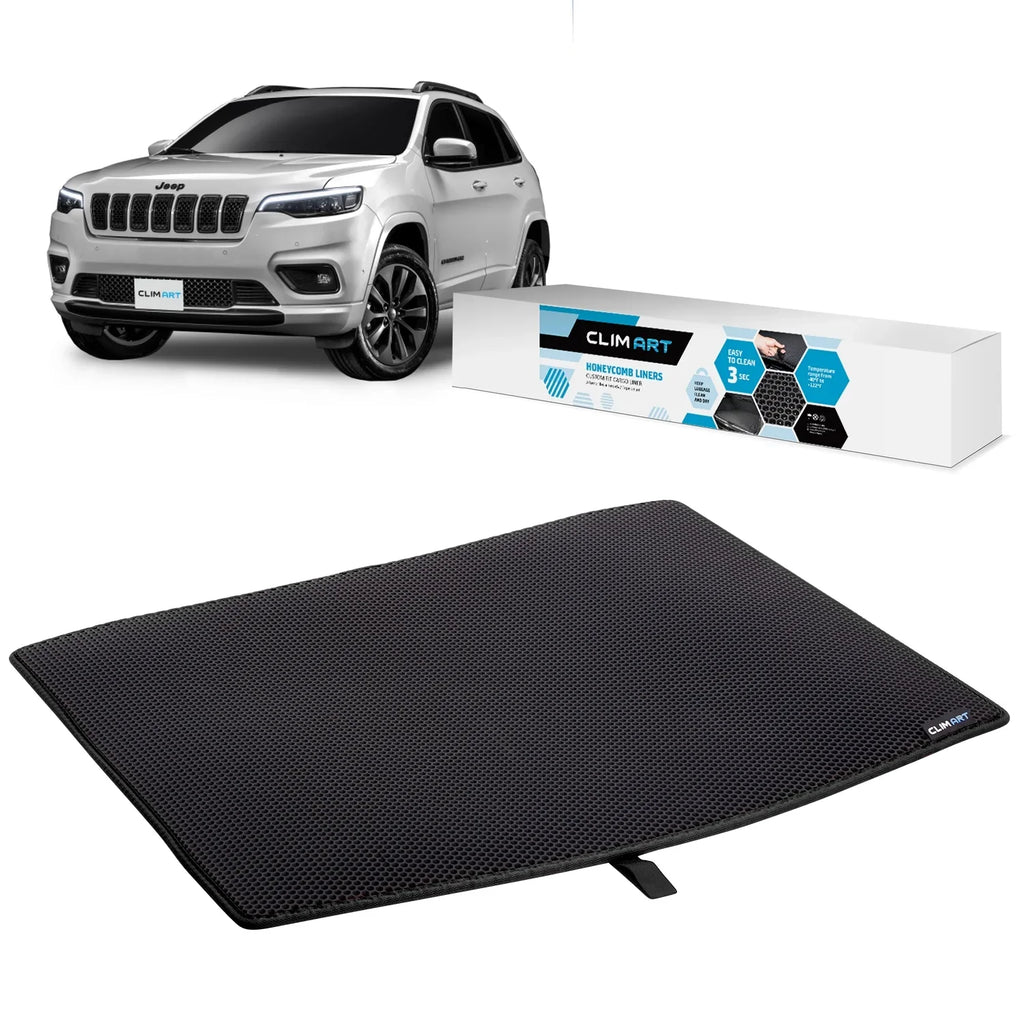 Cherokee CLIM Custom for ART Waterproof & Dirtproof Liner 2019-2023 All-Climate, Mat, Duty, Honeycomb Technology Anti-Slip Luggage Cargo with Liner, - Jeep Heavy Cargo Trunk FL01114031 - Fit