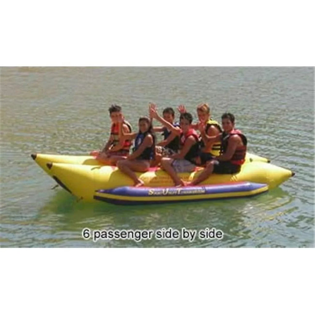 '- Banana Boat Class Commercial Hopper Side-To-Side 6 Elite Person Island