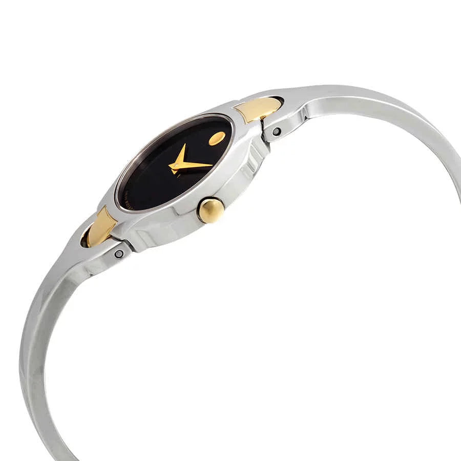 Dial Black Watch 0606948 Quartz Movado Ladies Kara