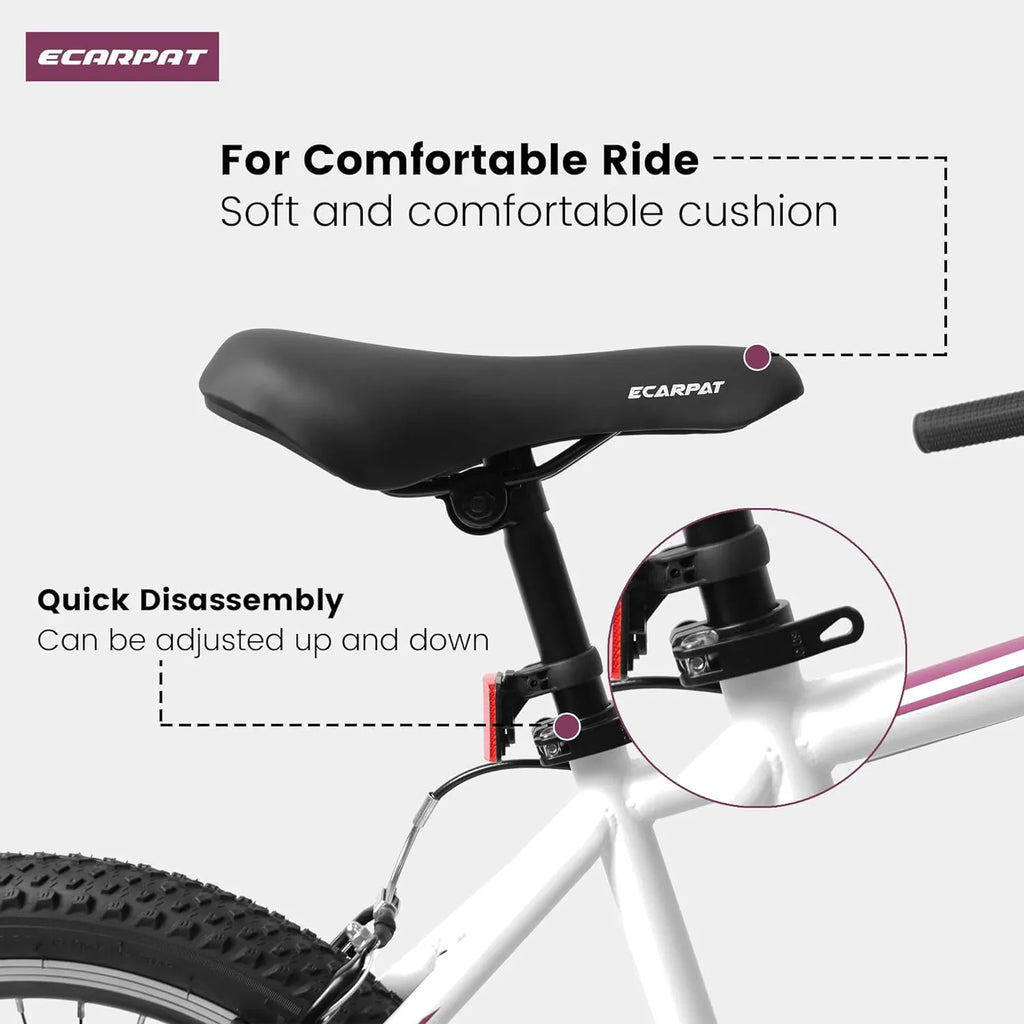Wheel, 20 Girls Child Mountain Bike Kids’ 7-Speed, Inch Bike 20 Ecarpat Kids’ Inch Boys Bicycles
