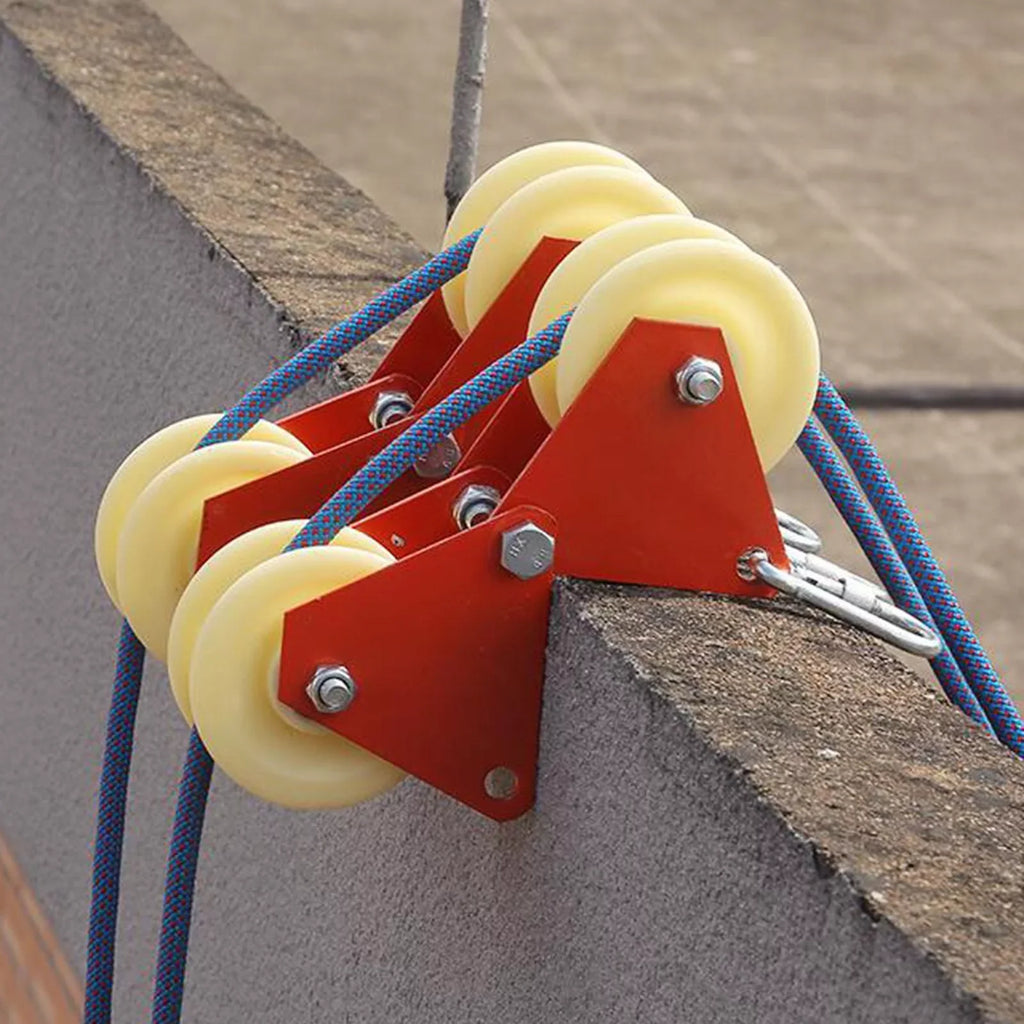 Rope Anchor Edge Rock Hiking Wear-Resistant Accessories Rope Abseiling Rappelling Wheels Sheath Climbing