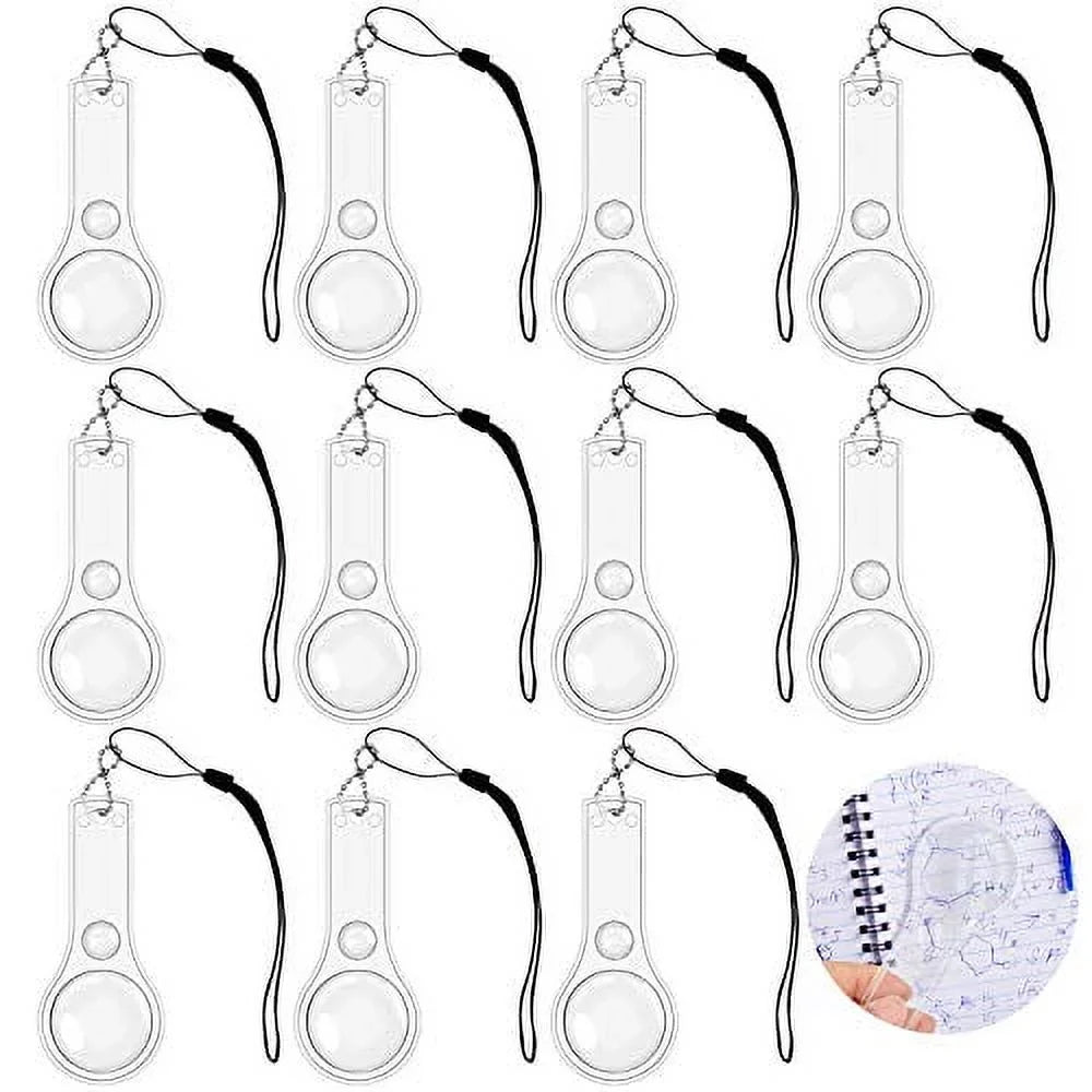 Pack Magnifier 10X Science Hand Classroom, Hand-held Mini Observation Plastic Magnifying Outdoors, 24 Lens Kids, Glasses Reading, for