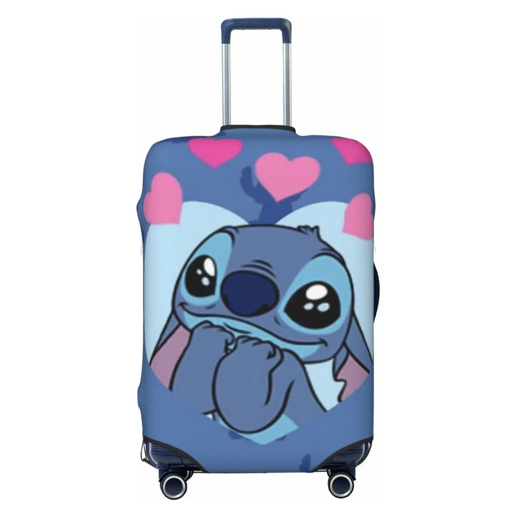 Travel Luggage Stitch Organizers Cover Elastic Protective Fits Suitcase Heart Large Cover