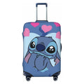 Travel Luggage Stitch Organizers Cover Elastic Protective Fits Suitcase Heart Large Cover