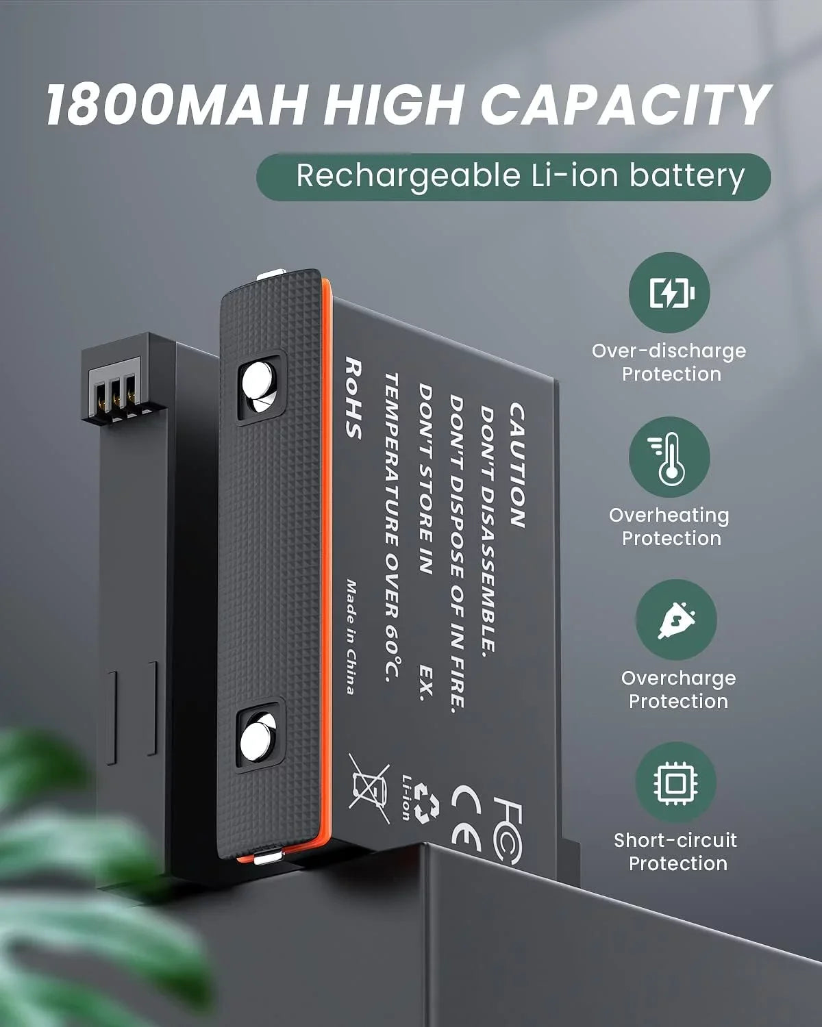 1800mAh Charging Misro High One Card & Channel Station Slots Battery x3 Station Capacity, for with SD Battery Insta360 Charger 2 Camera