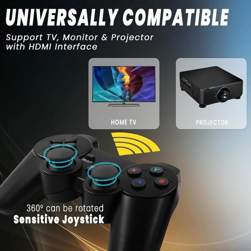 Game 4K and Cards HDMI ps5controller Retro PlayVideo in - 20,000+ playstation5 Game Games Video Plug Retro 64G Output Stick Built Game,4K Stick, Games, Retro Console Wireless Game