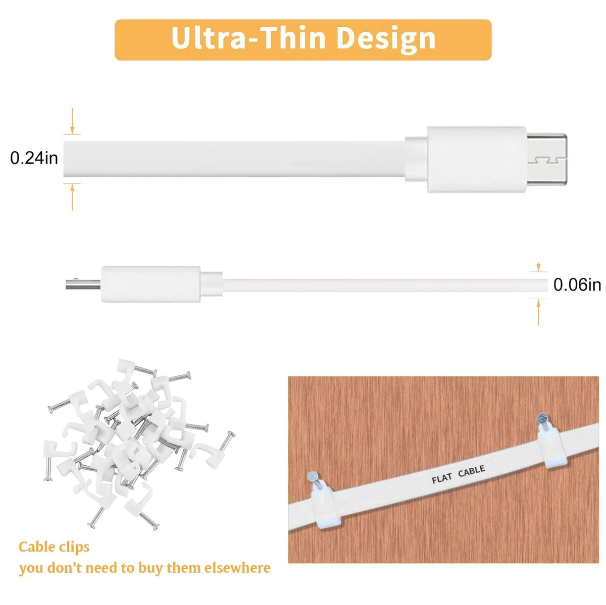 Extension Camera USB Cable ro Wyze Yi to Power v3,Blink,USB Home Durable with 20FT Compatible 2 Charging Pack
