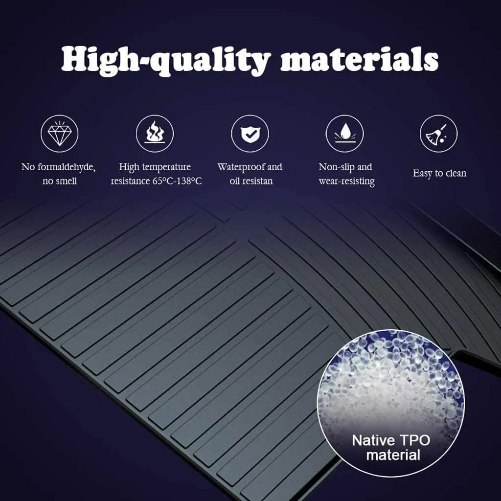 Liner Mats Rear to Cargo Jeep TPO 2011-2021 Trunk Cherokee for Clean Easy Grand