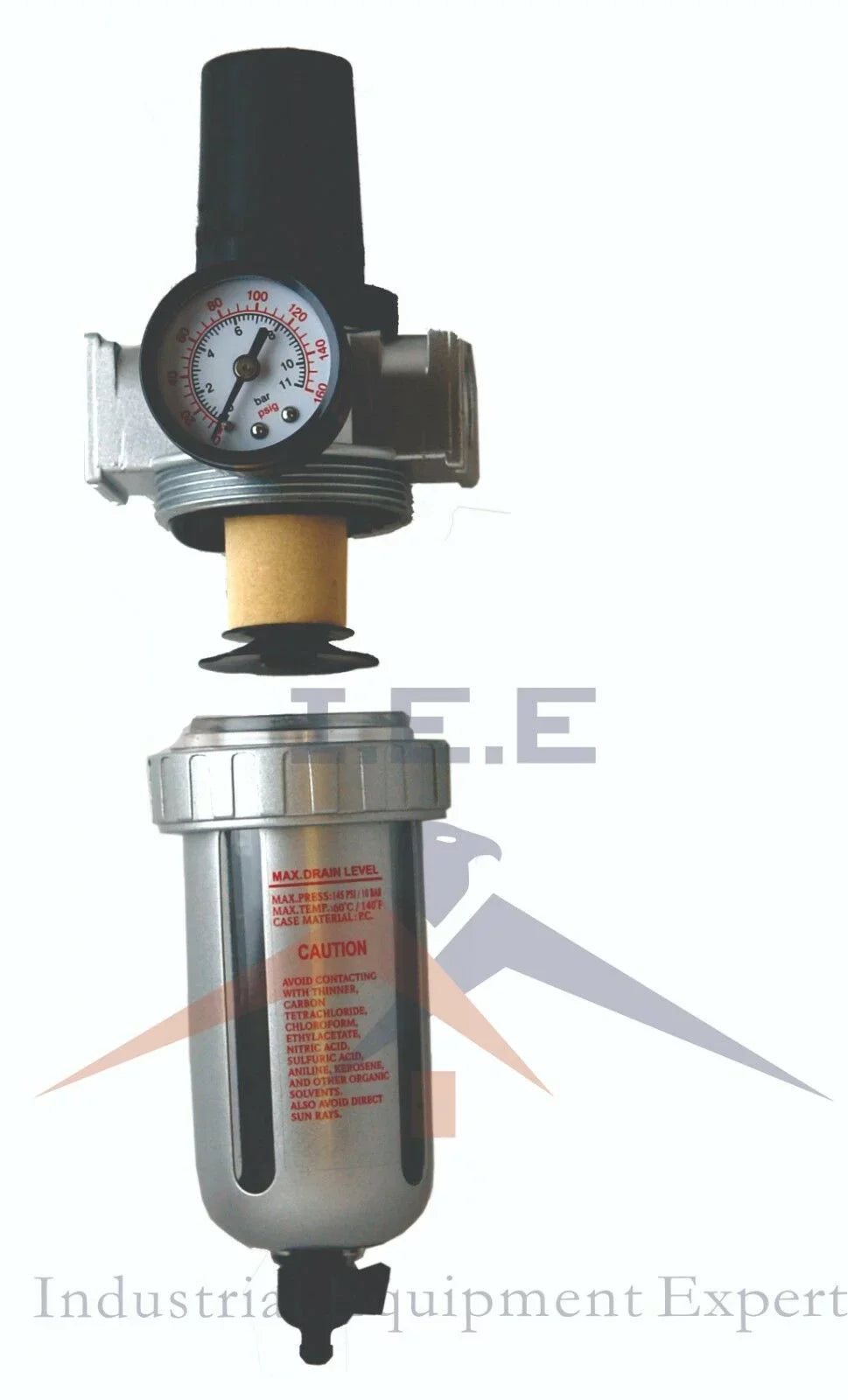 Trap Regulator / Pressure Compressed Moisture 3/8" Water Particulate Filter Air