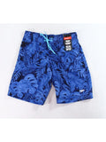SPEEDO Shorts Blue Fit Mens Classic L Printed