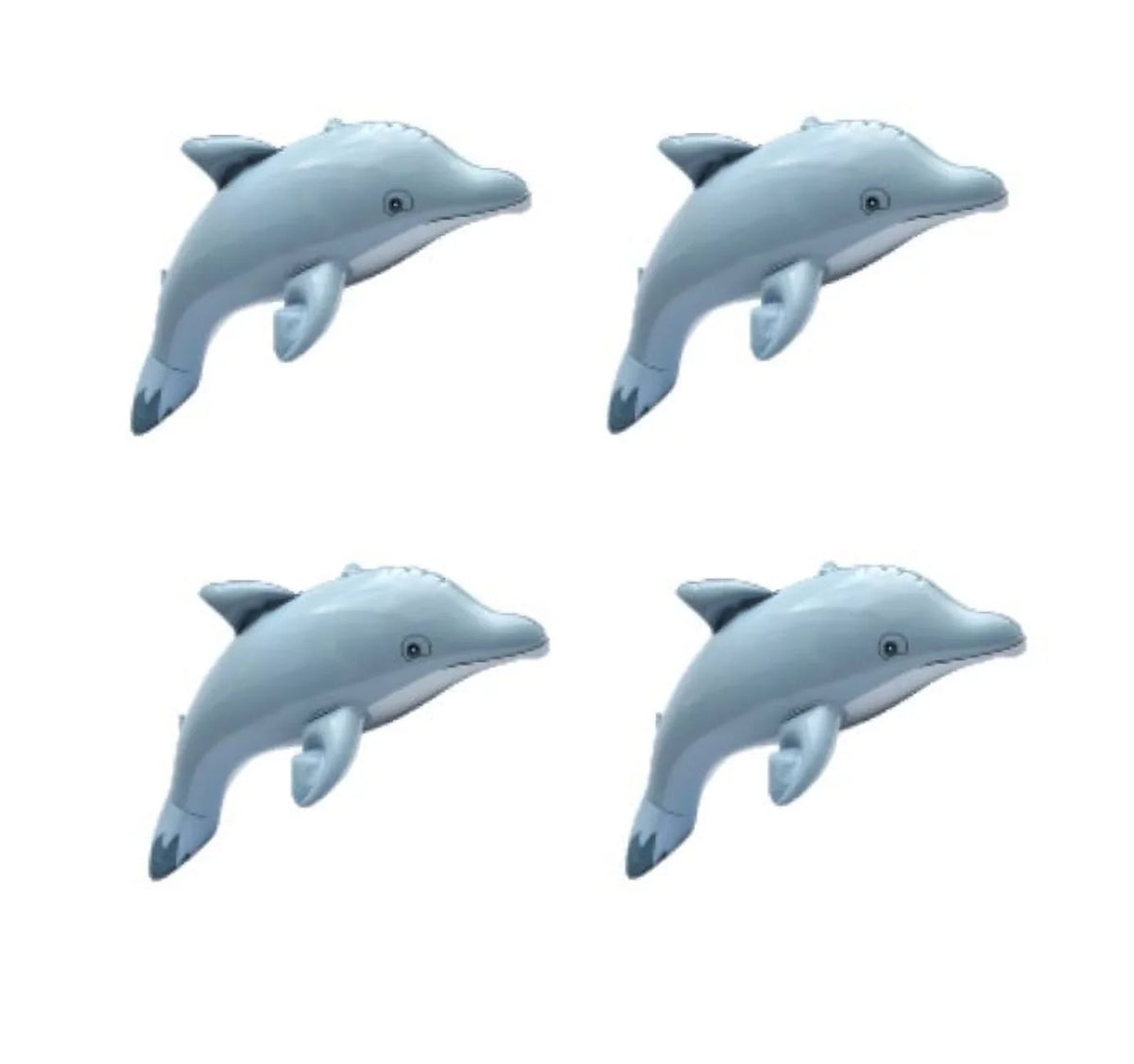 Play/Bath Dolphin Toy Inflatable 4-Pack Creations Jet