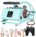 Cup Setting,Green Straight 20OZ DIY Press Print Machine, Mugs, Transfer Heating Tumblers with for Temperature Time Baking Tumbler Machine, Sublimation Press Mug Heat