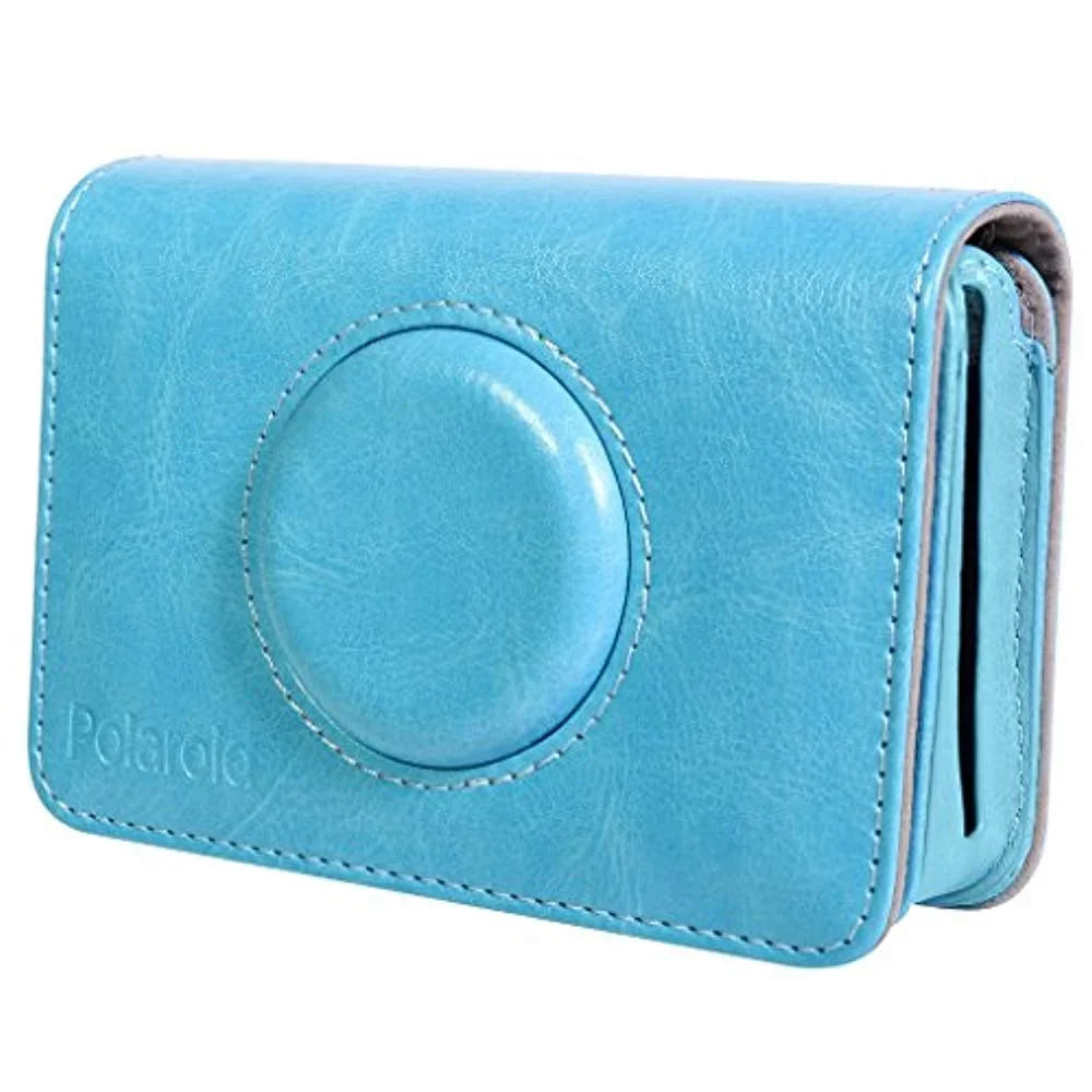 Camera Custom Touch for – Polaroid Leatherette Fit Design Print Digital (Blue) Case Snug Instant Snap
