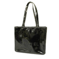 Black Women's Champagne Leather Chanel Tote Bag (Good) Patent Pre-Owned