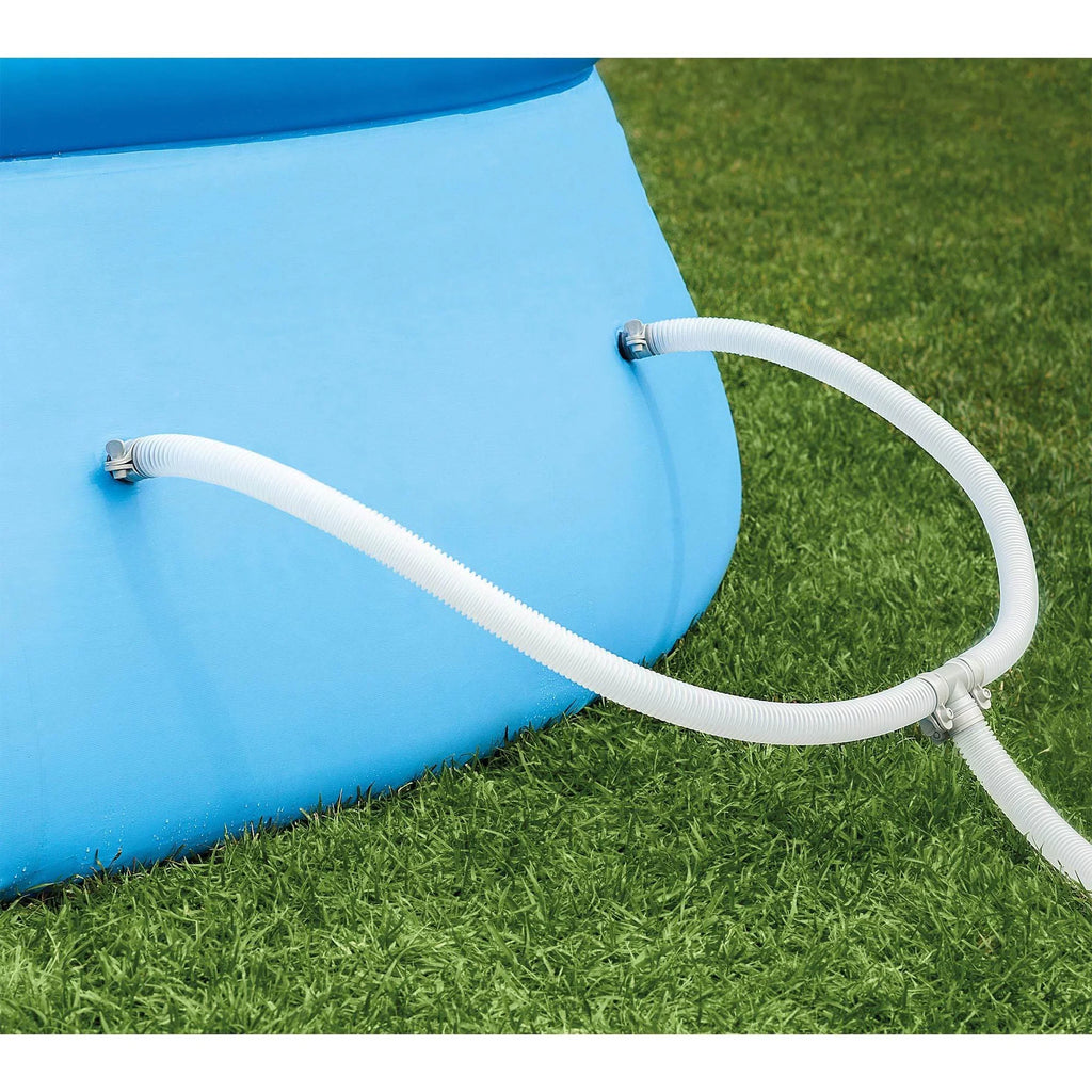 x 42" Intex Kit 15' Portable Inflatable and Pool Maintenance Swimming Set Easy
