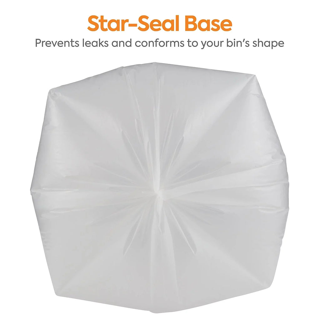 Gallon Bag Trash 1.3 55-60 38" x 58" Industrial Clear Density mil 100 Low Coastwide Professional