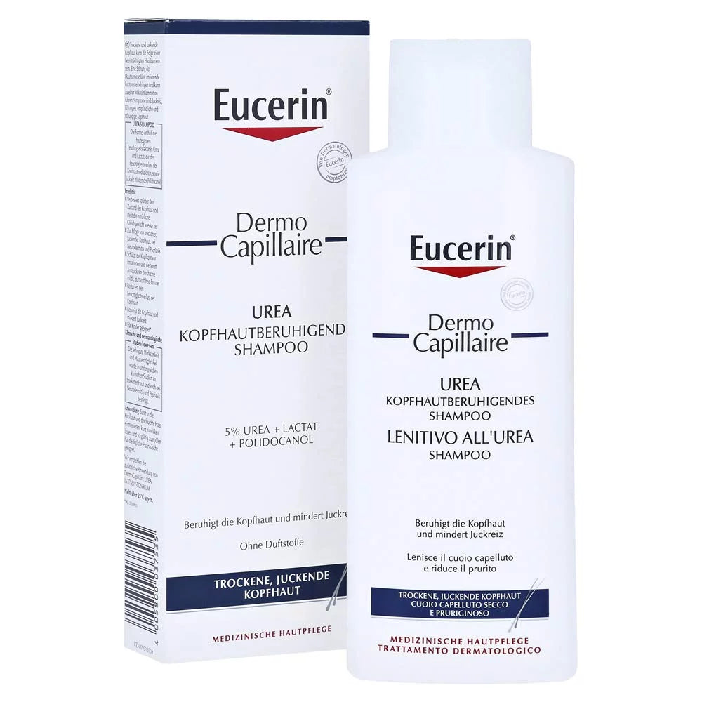 Problems Scalp Shampoo | Shampoo Shampoo Scalp Exfoliating for 250ml Scalp | Urea Treatment Calming Itchy | Dandruff Shampoo Eucerin Dry Medicated Scalp | for and DermoCapillaire Psoriasis