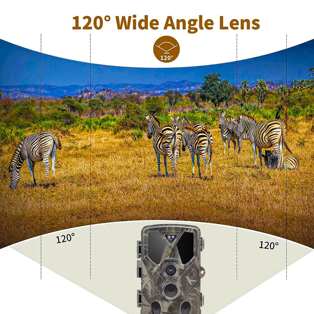 SuntekCam Card 36MP IR with Hunting Trail 4K Camera Night Vision HC-812A Wildgame Wildlife TF Monitors LED Waterproof 32GB Monitor Camera Trail Trail Hunting with