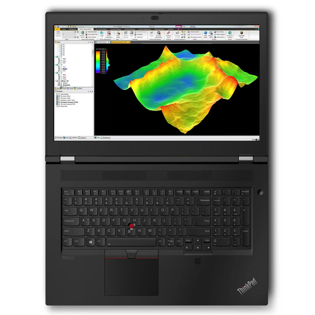 P17 Lenovo nits, 32GB, FHD Quadro, Laptop, 1TB ThinkPad 17.3" IPS 300 i7-10750H,