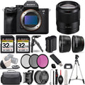 Sony a7S III Mirrorless Filter +3 PC +64GB Lens Camera+35mm