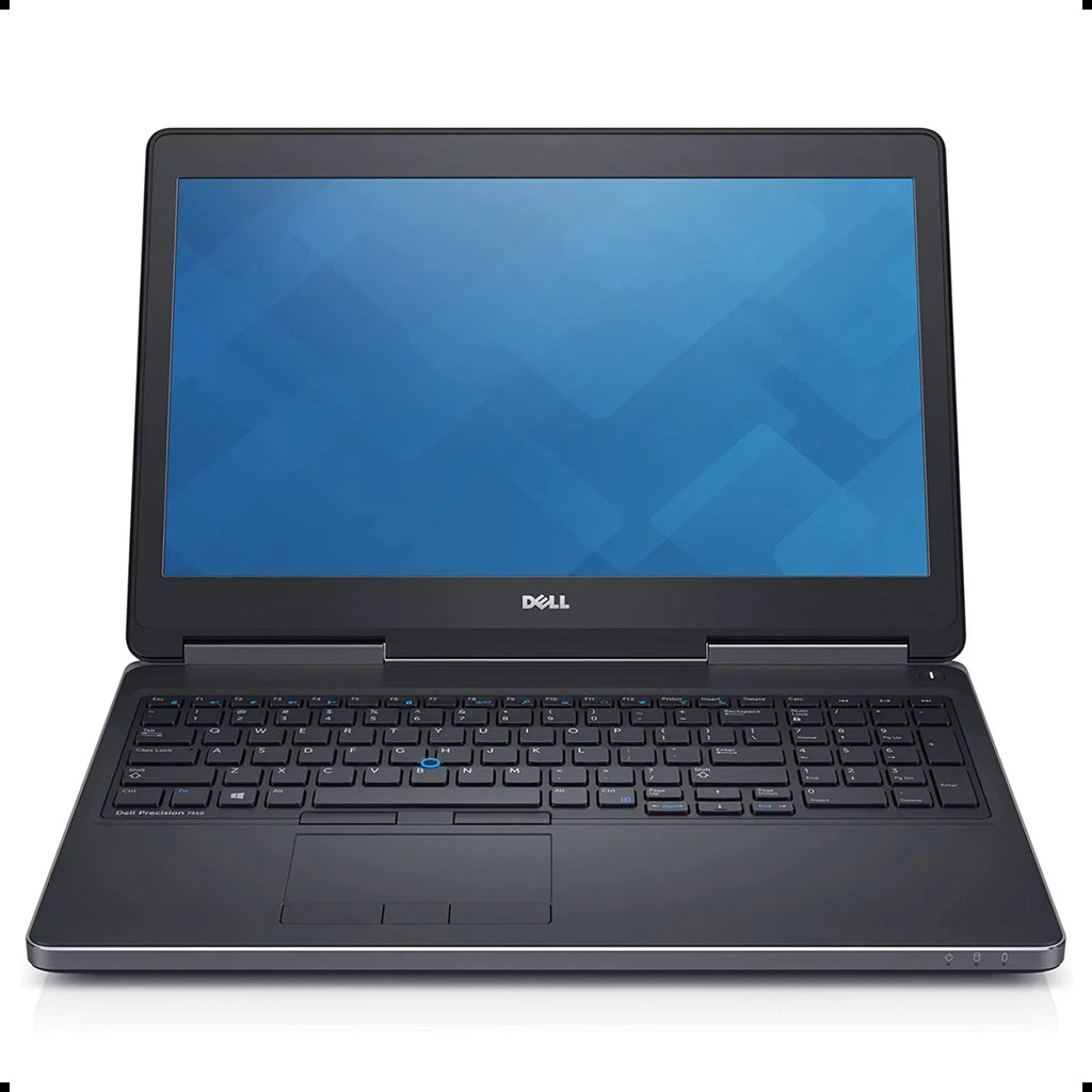 Precision MDP, Windows SSD, Grade 64 DDR4, 7510 Pro Bit-Multi-Language(EN/ES/FR) 8G Business Refurbished 15.6" Laptop, HDMI, Dell 500 i7-6920HQ A Core 2.9GHZ, 10 Intel