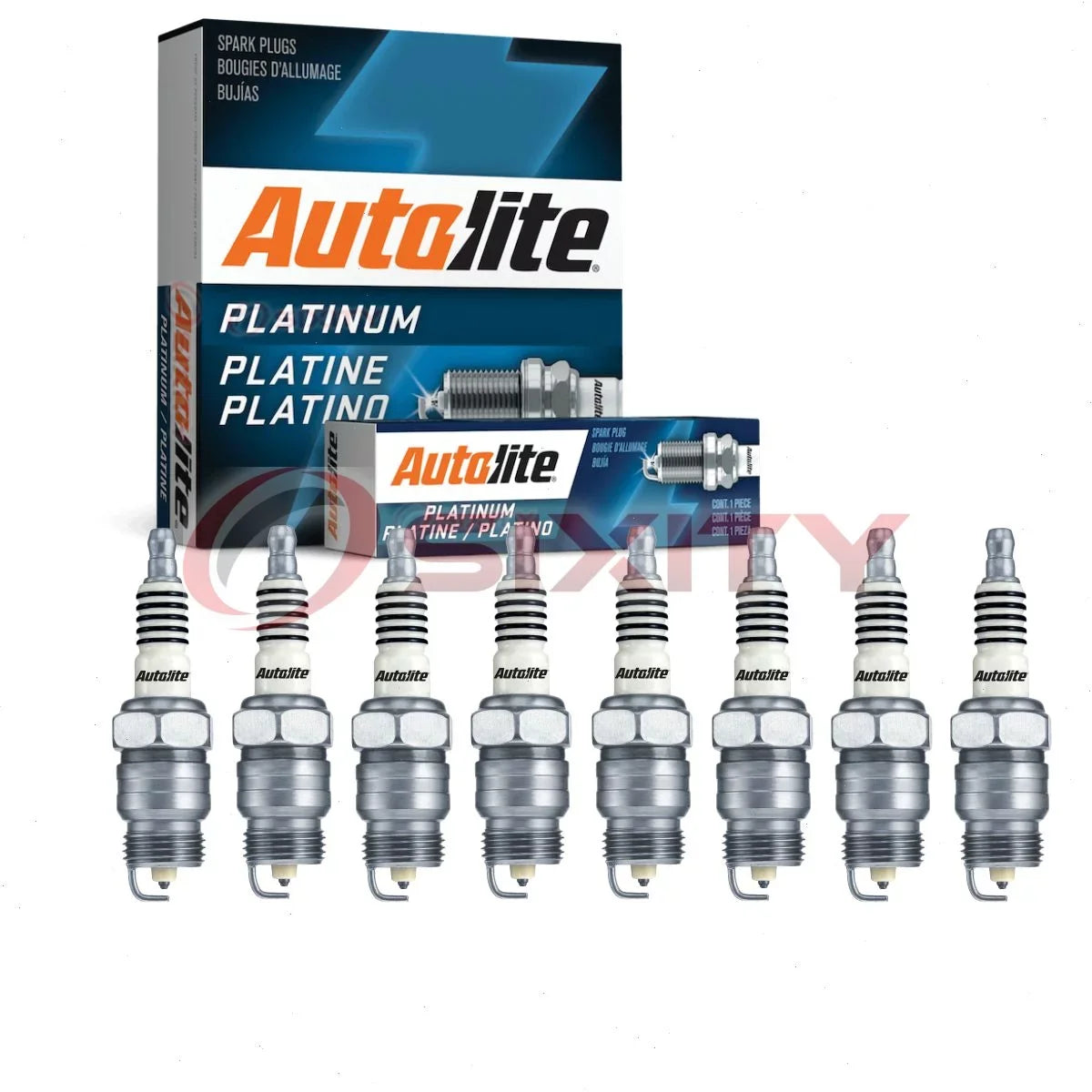 8 AP46 Ignition MA16R-U Spark BRF52 Plugs Secondary 21 for Wire Platinum pc A5FS Autolite