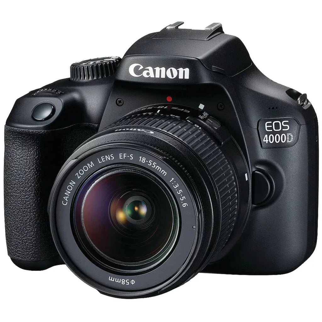 Rebel Bundle DSLR Canon and T100 Tripod, Lens, 18-55mm with EOS SanDisk 32GB Camera ZeeTech 4000D / Memory, Backpack