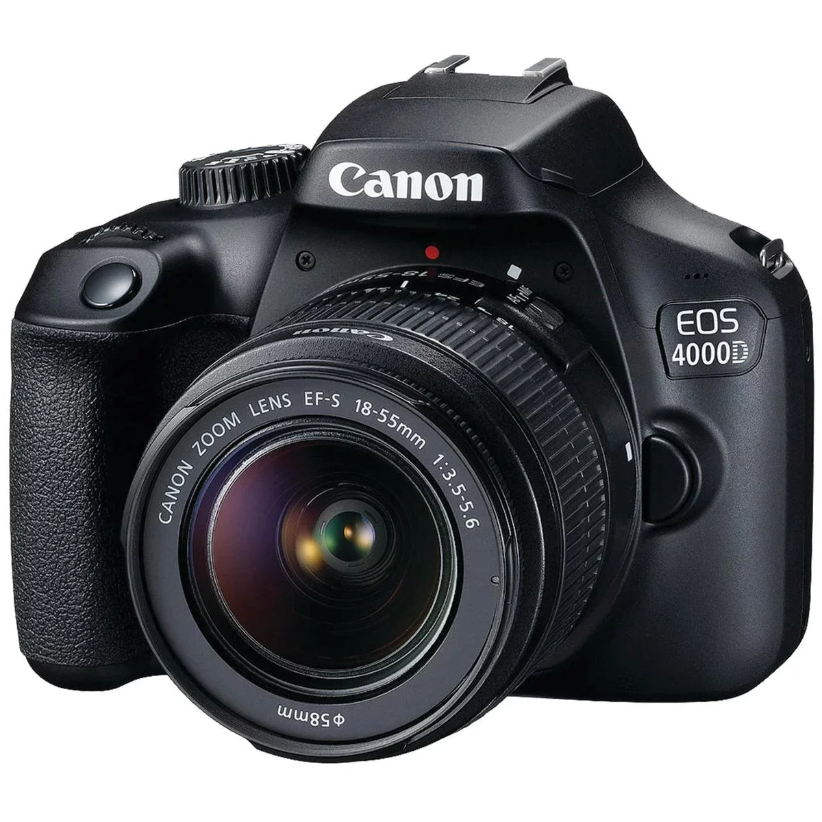 Rebel Bundle DSLR Canon and T100 Tripod, Lens, 18-55mm with EOS SanDisk 32GB Camera ZeeTech 4000D / Memory, Backpack