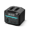 PD Charging Portable AC Outdoor 222Wh Emergency Camping Lightweight Output, Solar Pass-Through Outlets, Renogy Generator Lithium Power Station 120V/200W 60W Backup Home Battery for 2 USB-C
