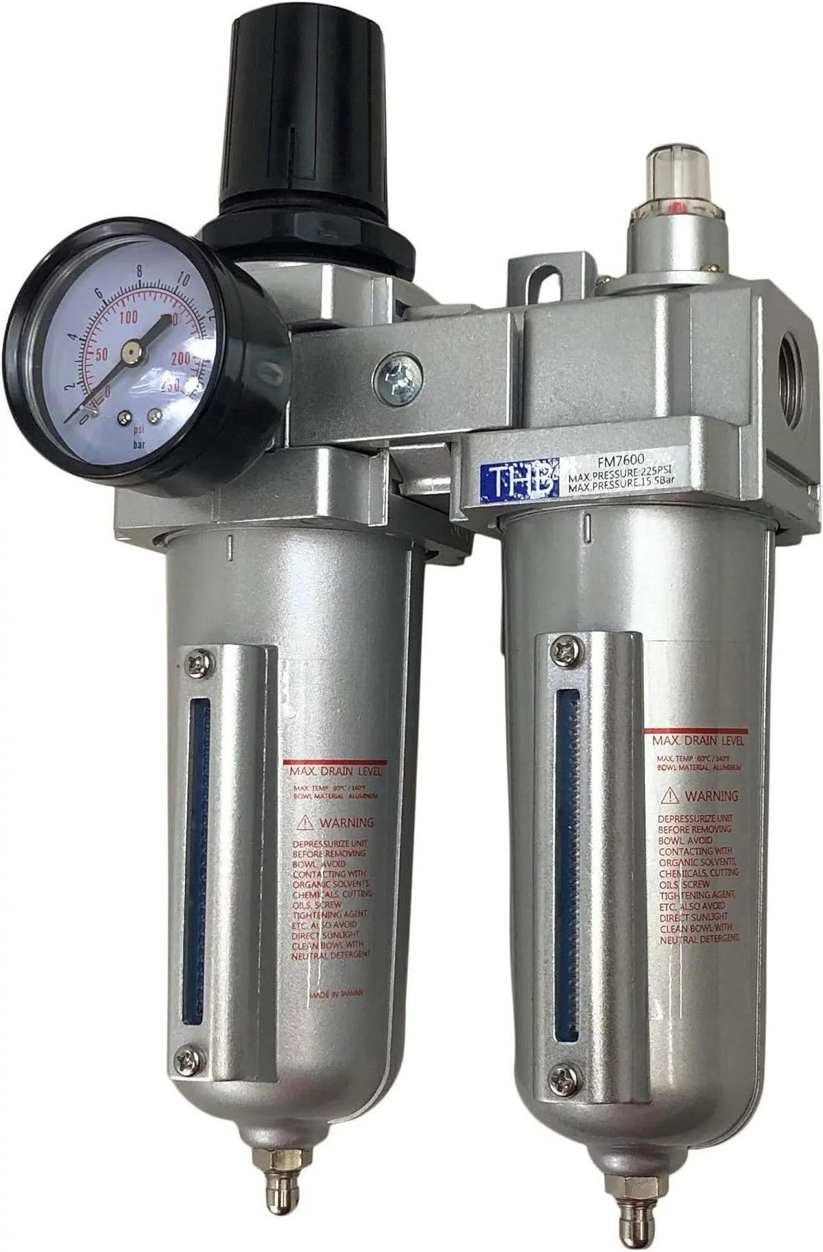 REGULATOR HEAVY PARTICULATE DUTY AIR COMPRESSED & COALESCING COMBO FILTER