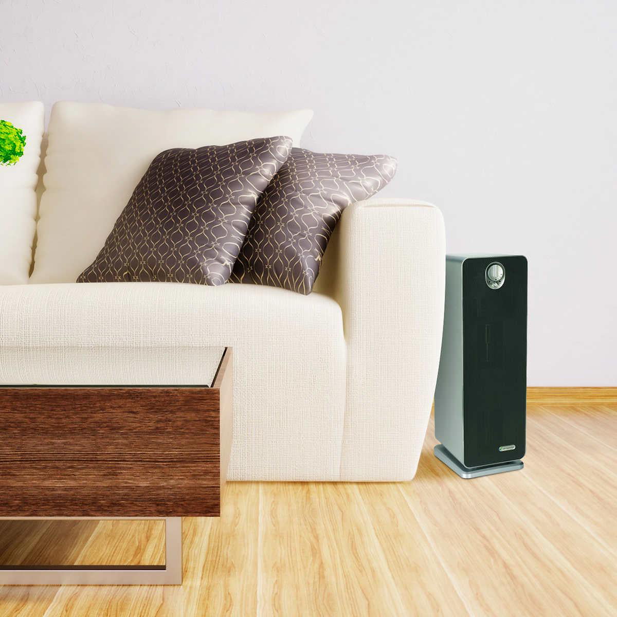 Air HEPA Reduction, Purifier, with Sanitizer GermGuardian 22 True and Odor 2-pack UV