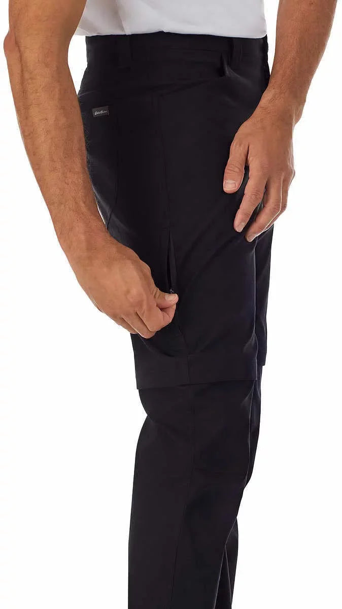 Lightweight Convertible (Black Eddie Pant 34x32) Bauer Mens
