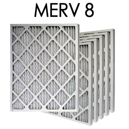 Filter 23.375x23.375x1.75 - 6PK Actual 24x24x2 Pleated | Size 8 MERV Air