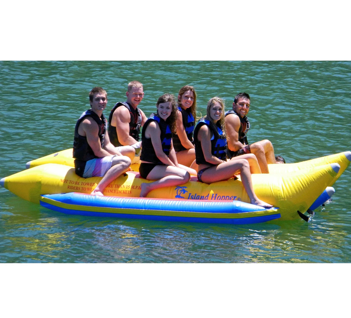 '- Banana Boat Class Commercial Hopper Side-To-Side 6 Elite Person Island