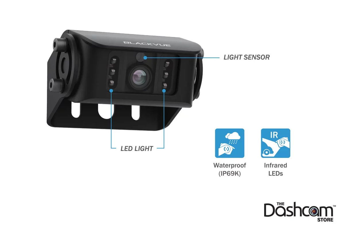 1080p Waterproof + GPS Front Cam | Dash With BlackVue & DR770X-2CH-TRUCK 64GB WiFi Cloud-Ready Card Exterior 60FPS