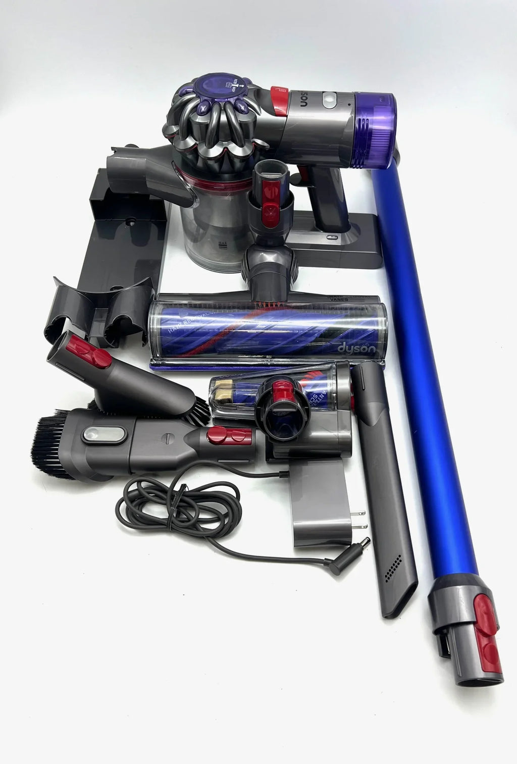 V8 - Extra Cordless Vacuum Cleaner Origin NICKLE BLUE Open 393848-67-02 Box Dyson