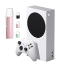 Microsoft - 4K WiFi, 1440p Gaming Media S + 512GB Bottle Xbox Controller, 1 Color Series Xbox Game Streaming All-Digital Wireless White, Console Random Resolution, Water Playback New