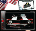 AT-68BTN Radio Touch Link+ Rear Mirror Camera License 6.2" Screen Bundle Plate Audiotek