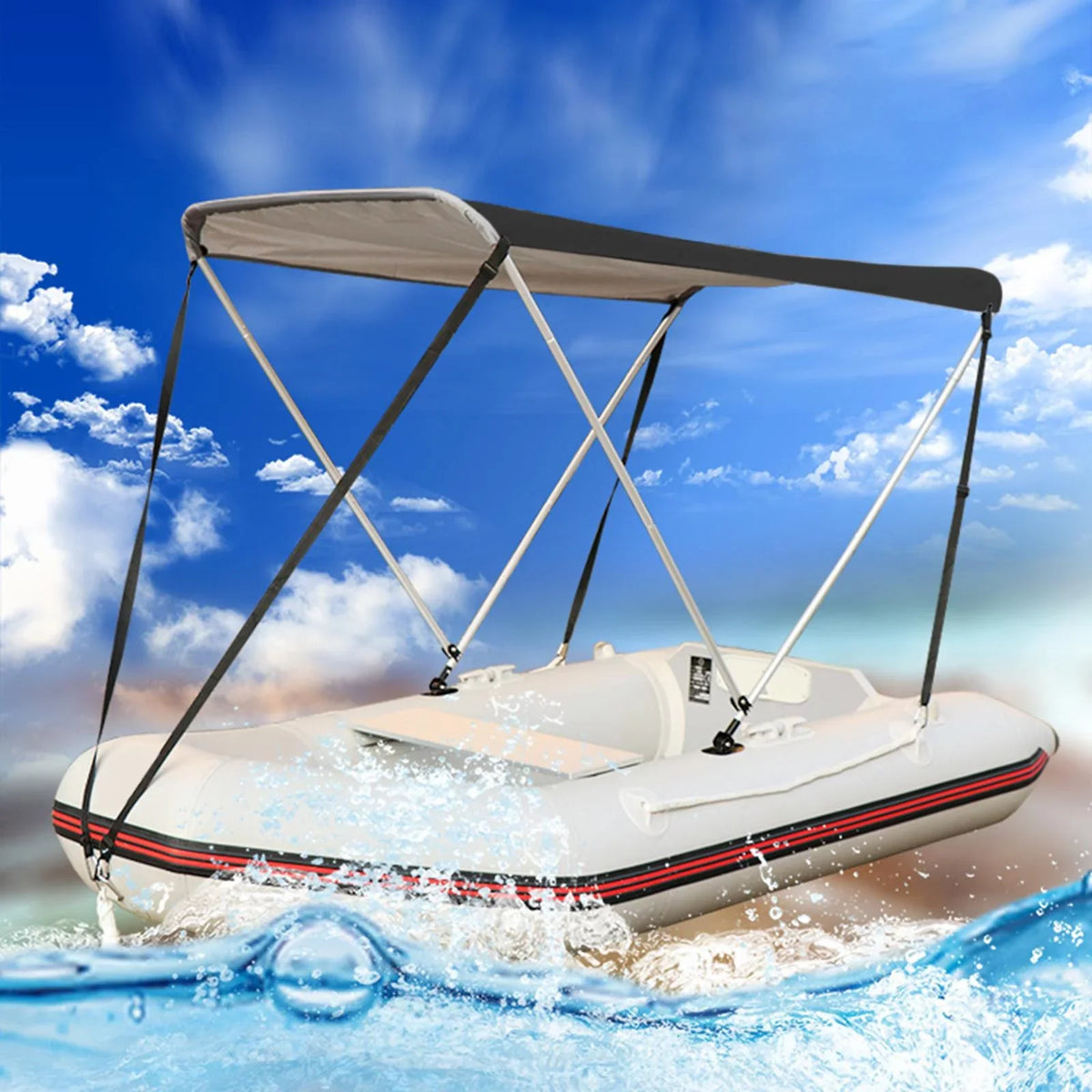 Protection Bimini Canopy Inflatable Cover Shade Boat Sun Top Sun